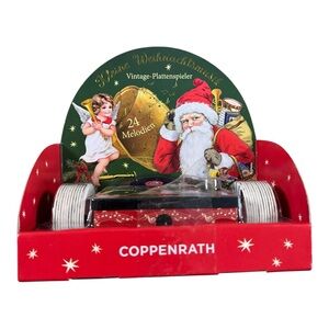 Coppenrath Kleine Weihnachtsmusik Vintage Record Player –‎ 24 Melodies NIB